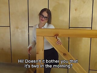 S-Wife Katy Fucked in Stockings by Boss Cock